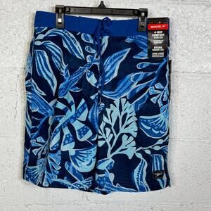 Speedo Men's Print Bondi Basin 20" Boardshorts, Peacoat Blue Small